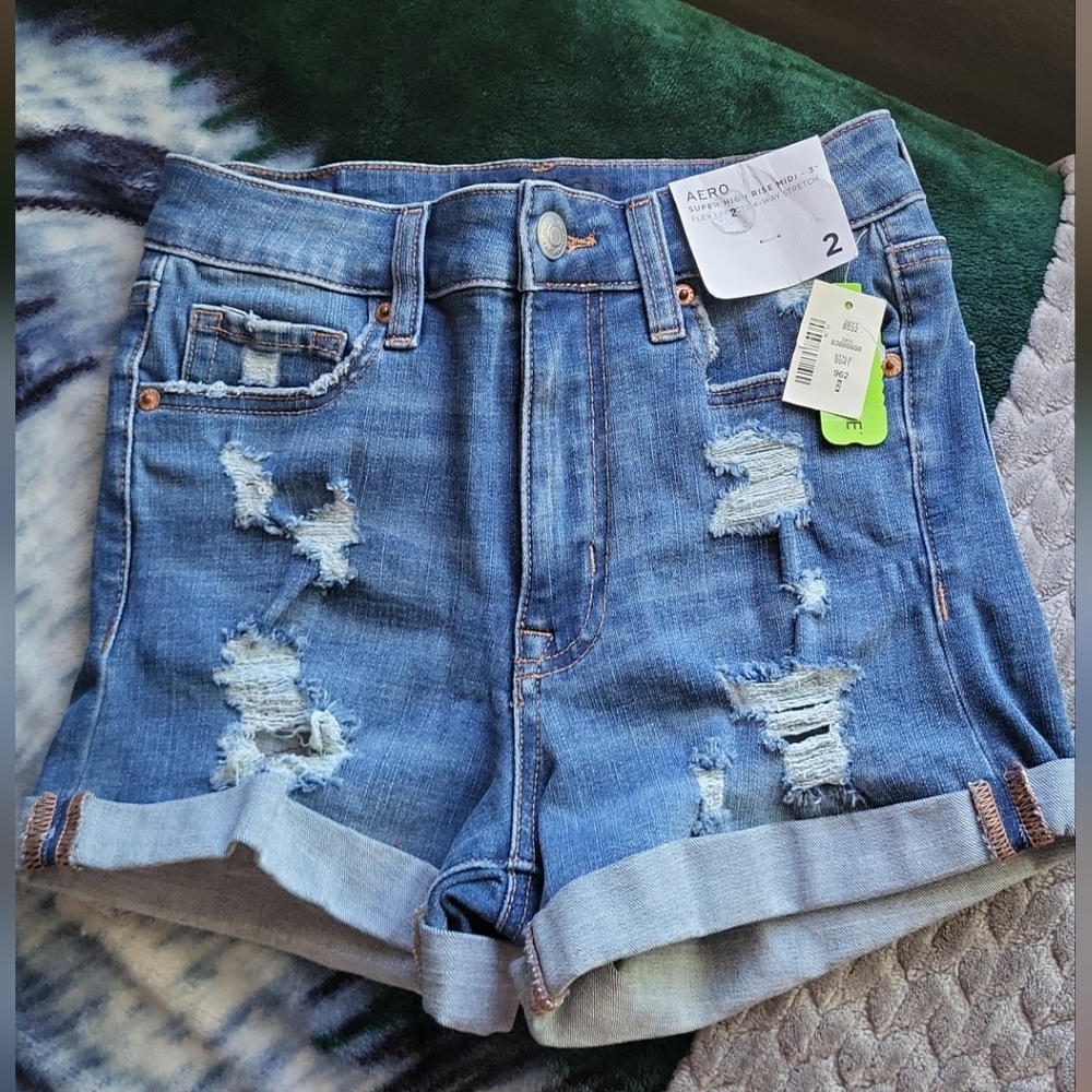 Aeropostale blue Jean shorts